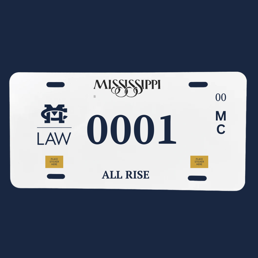 Proposed Specialty Vehicle Tag for MC Law photo