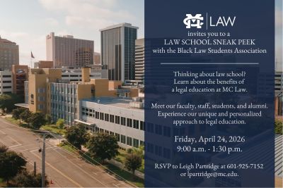 2026 Law School Open House Registration 