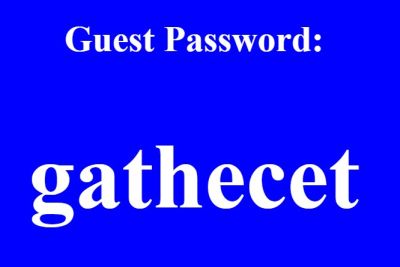 Guest Password gathecet 