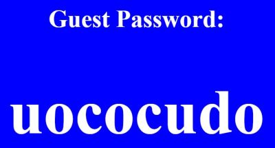 Guest Password gathecet 
